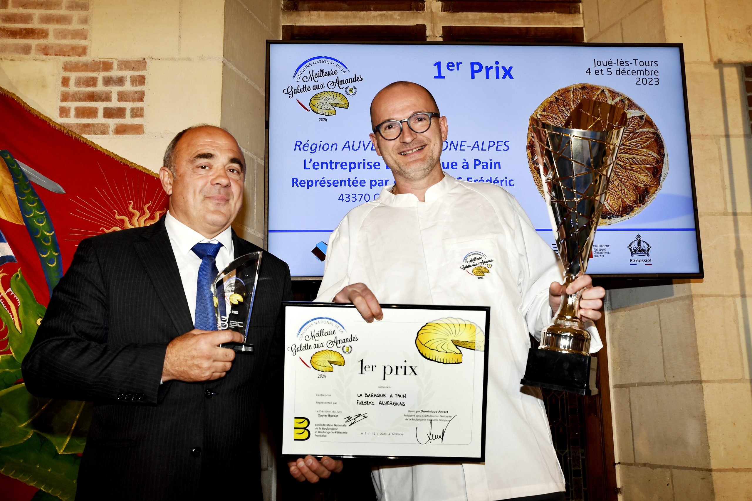 Concours national de la meilleure galette aux amandes : Frédéric Alvergnas remporte la 2ème édition