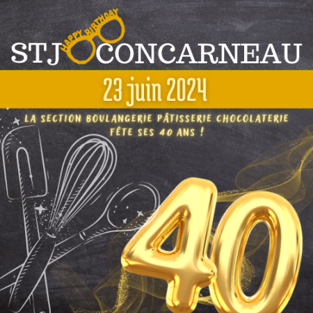 40 ans section Boulangerie Pâtisserie Chocolaterie St-Joseph Concarneau