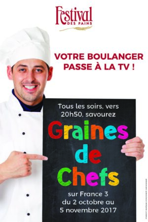 Festival des Pains. Cet automne, les Boulangers partagent  leur savoir-faire à la télé !