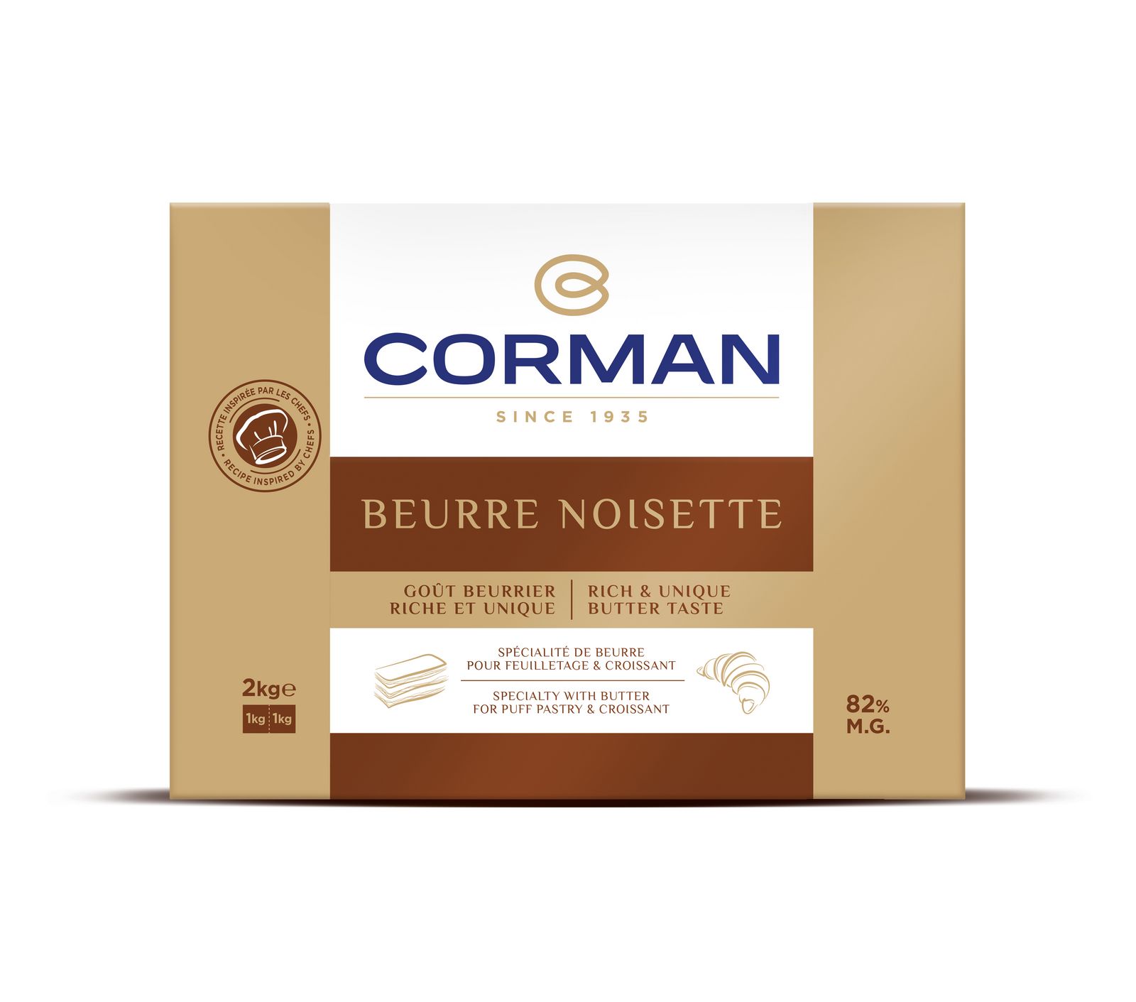Beurre Noisette ou beurre Bio, Corman vous donne le choix