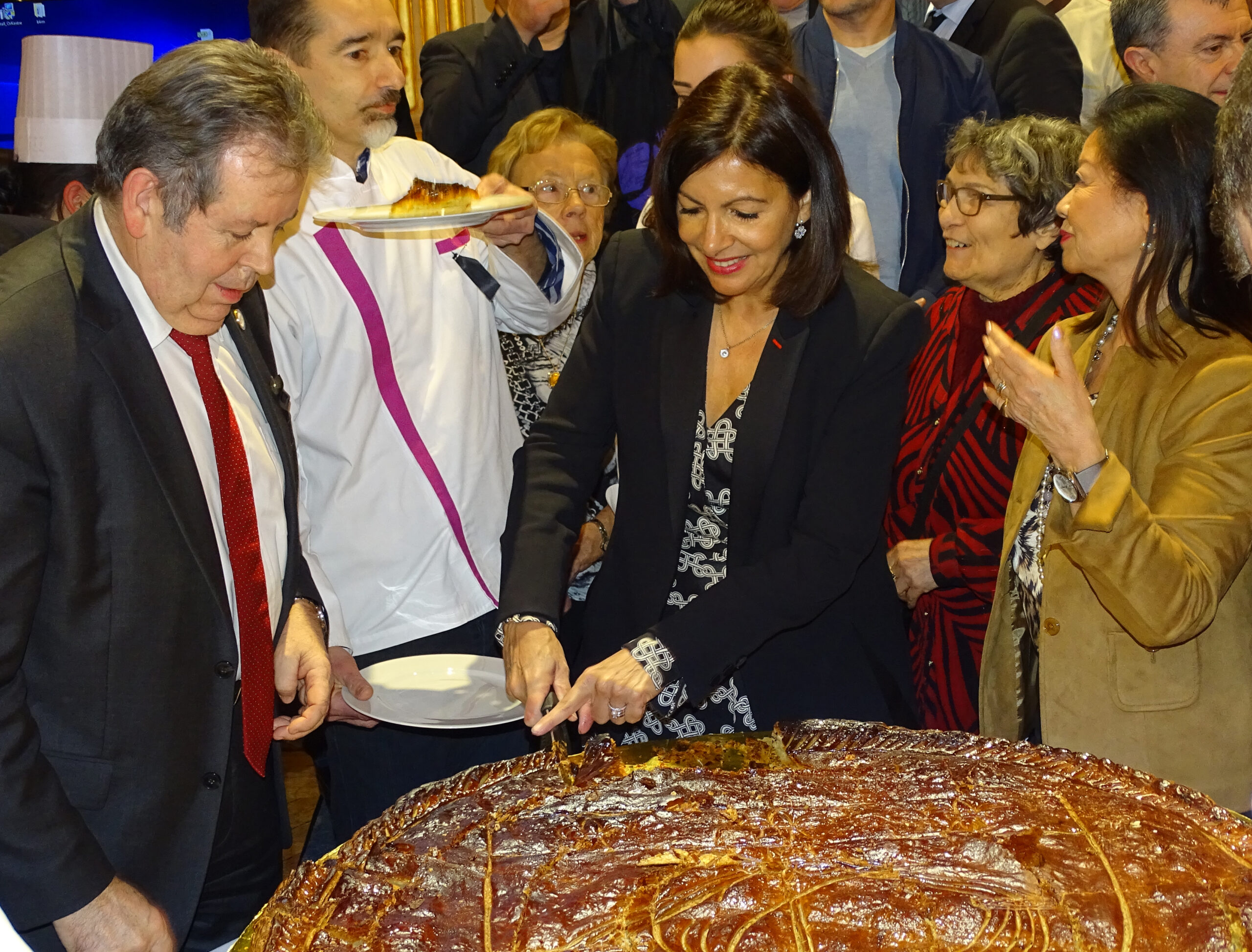 Les boulangers reçus à l’Hôtel de Ville de Paris par la Maire Anne Hidalgo