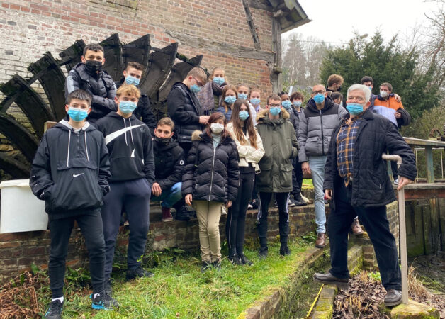 Eure. Visite guidée du Moulin Sourdon à Épernay dans le cadre d’une sortie scolaire