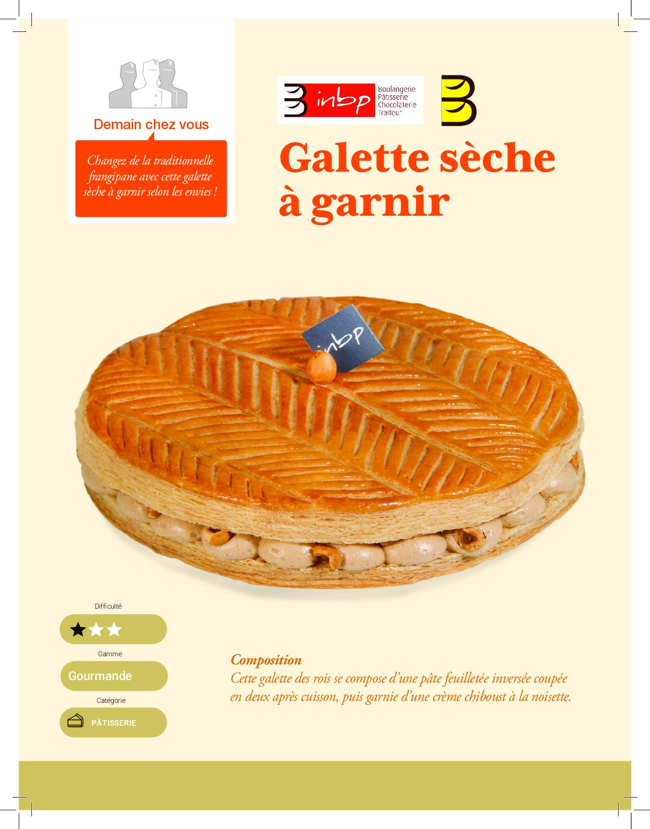 Galette sèche à garnir