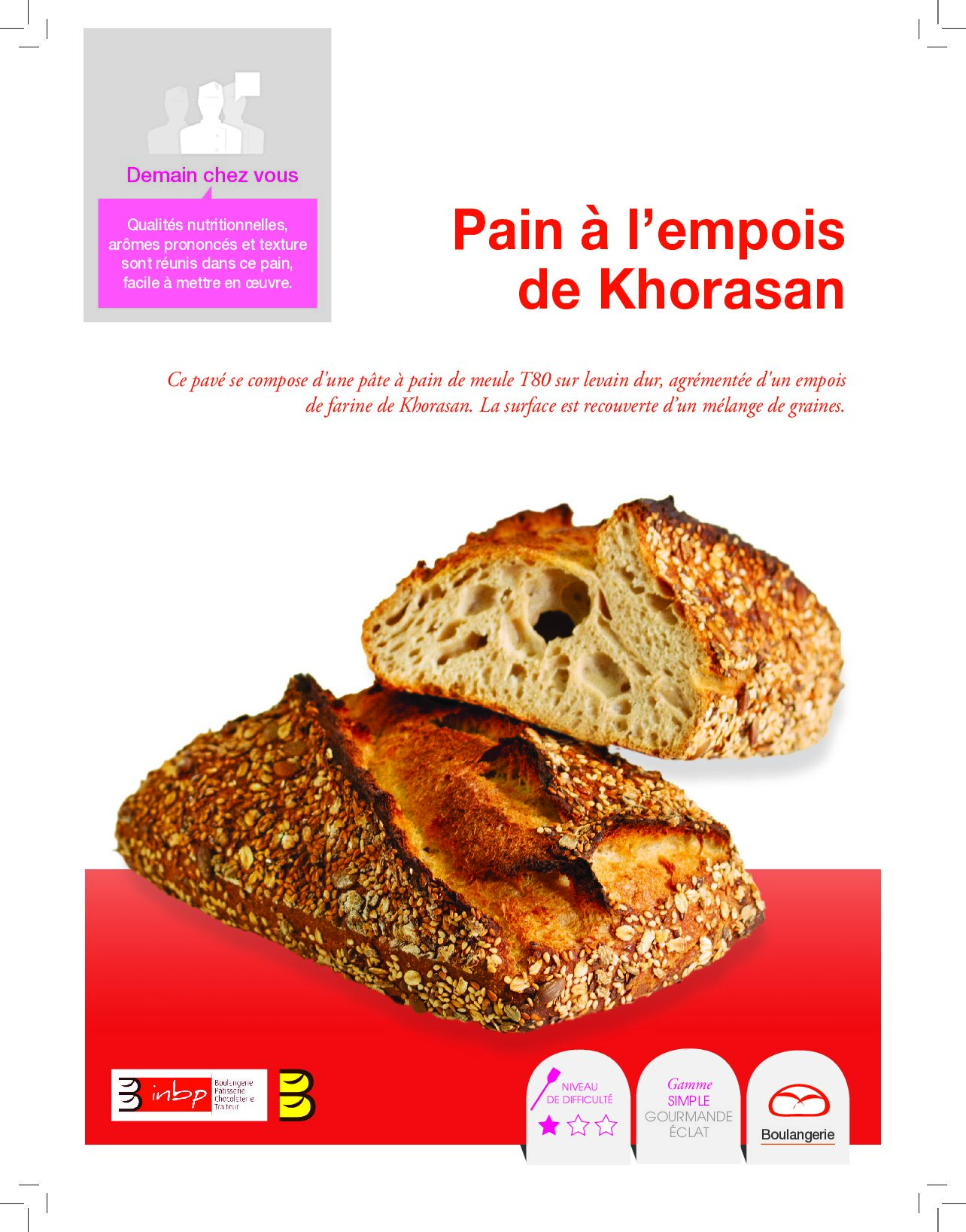 Pain à l’empois de Khorasan