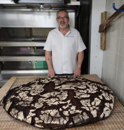 Dans le Guiness book pour sa tourte au seigle d’Auvergne