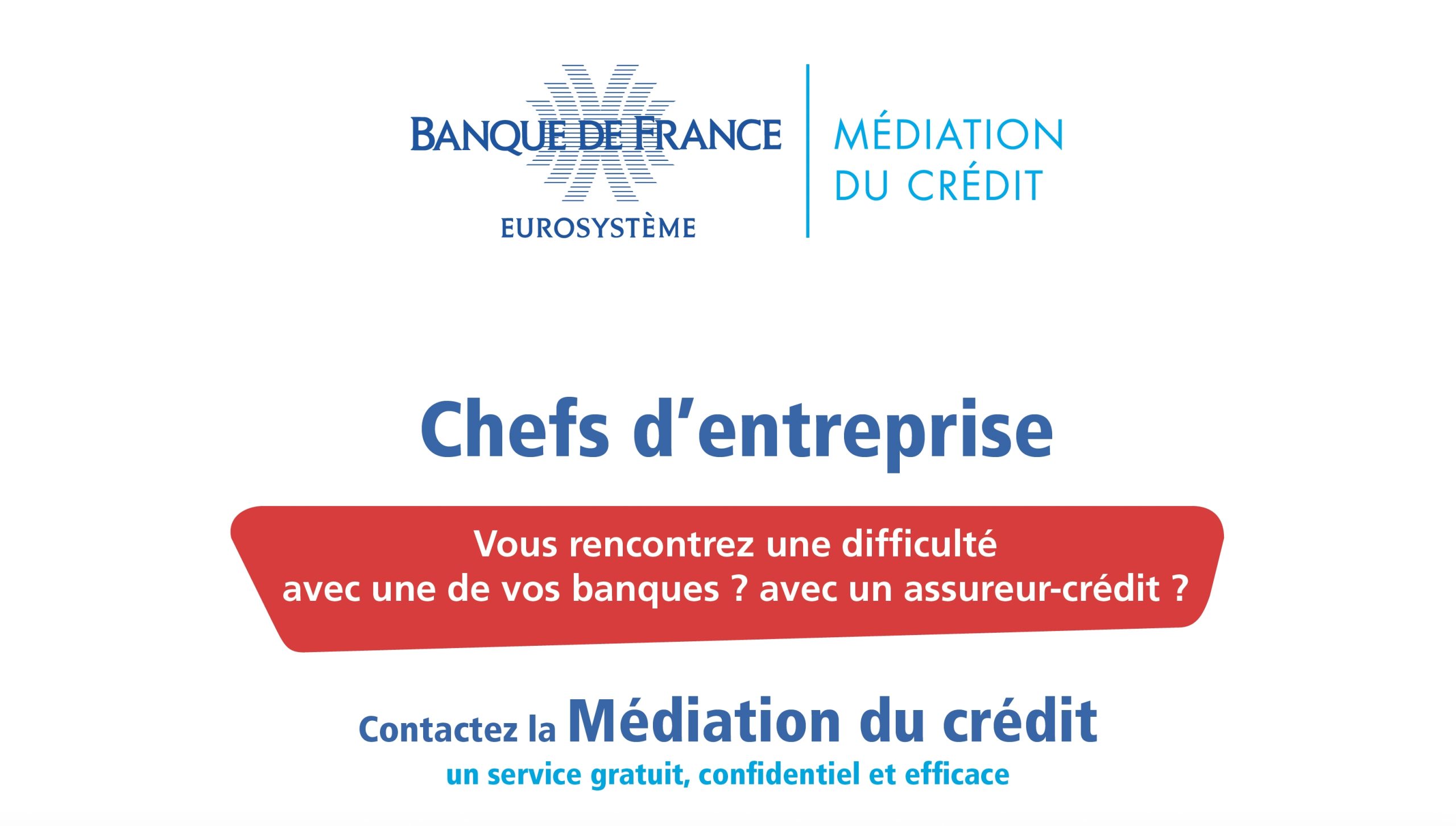 Problèmes financiers : saisissez la médiation du crédit