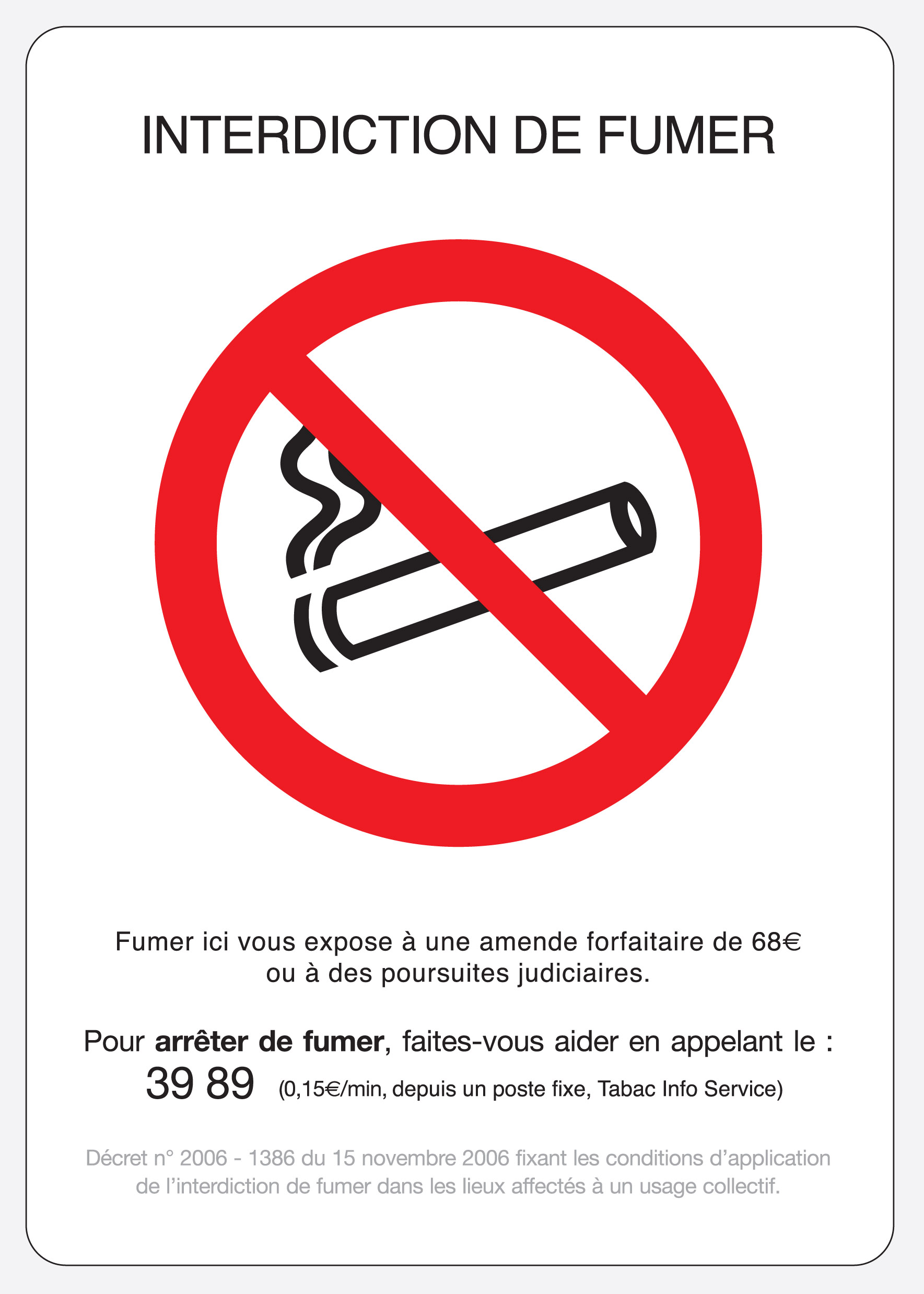 A propos de l’interdiction de fumer