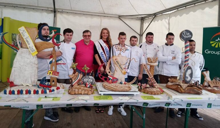 Festivités sur le stand de la Boulangerie pendant la Foire Nationale de Verdun