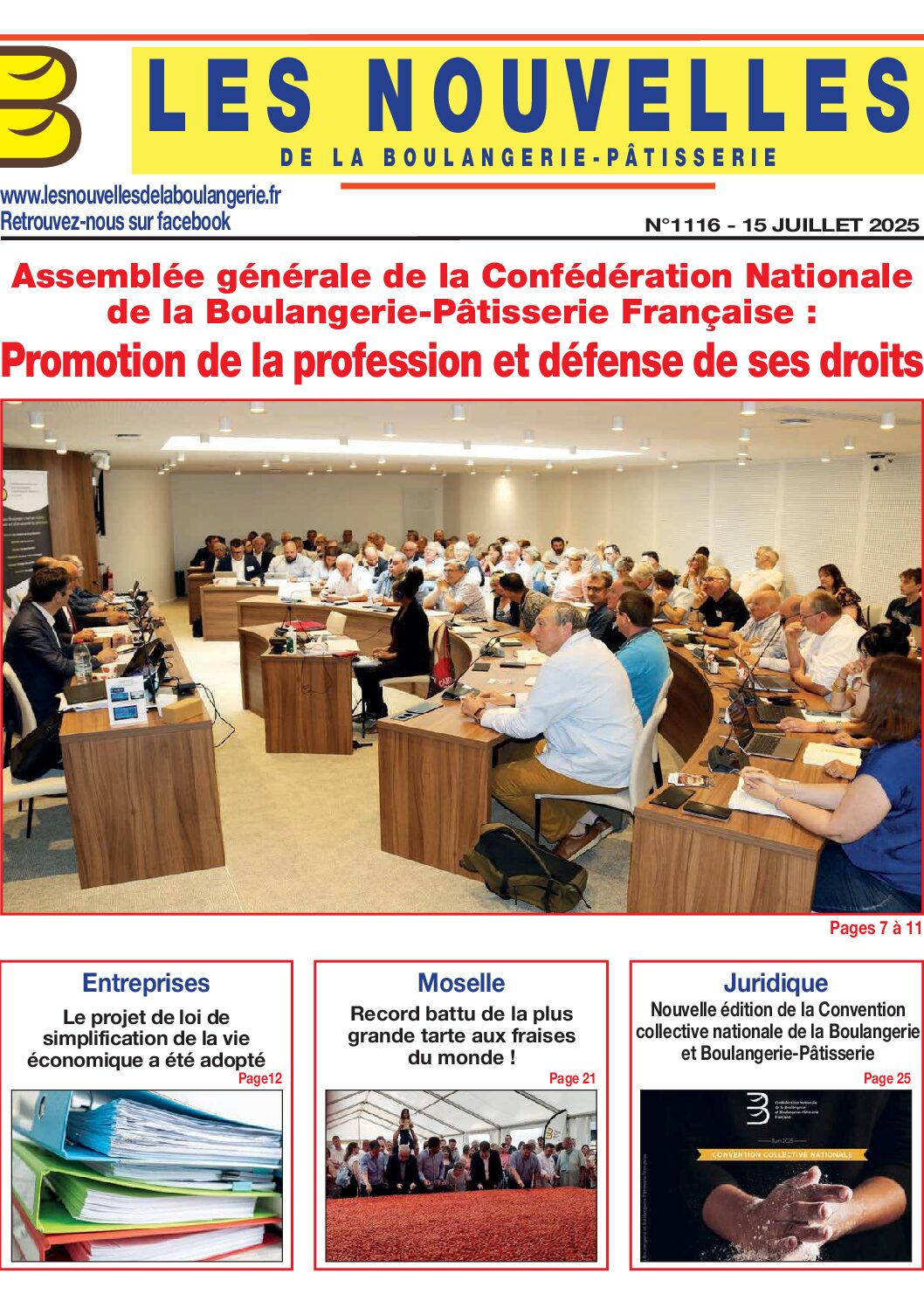Journal n° 1116 du 15 Juillet 2025