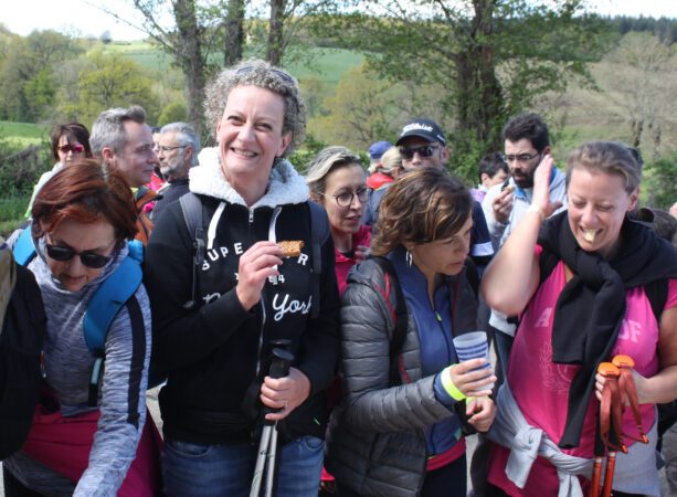 Cantal. 1re édition de la la Rando gastronomique de l’Ecole Christian Vabret